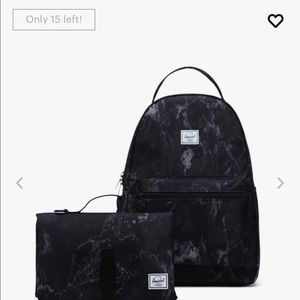 Hershel Nova Sprout Diaper Bag Backpack in Marble